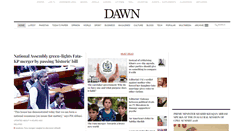 Desktop Screenshot of dawn.com