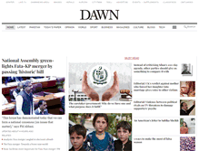 Tablet Screenshot of dawn.com