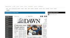 Desktop Screenshot of epaper.dawn.com