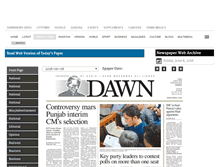 Tablet Screenshot of epaper.dawn.com